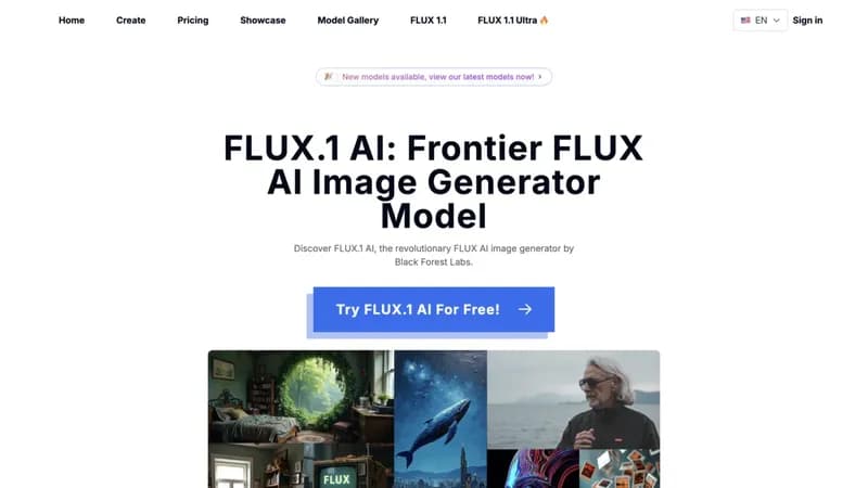 FLUX.1 AI Image Generator screenshot