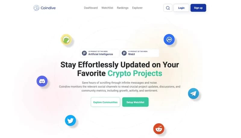 Coindive screenshot