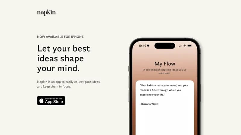 Napkin screenshot