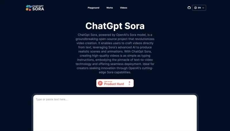 ChatGpt Sora screenshot