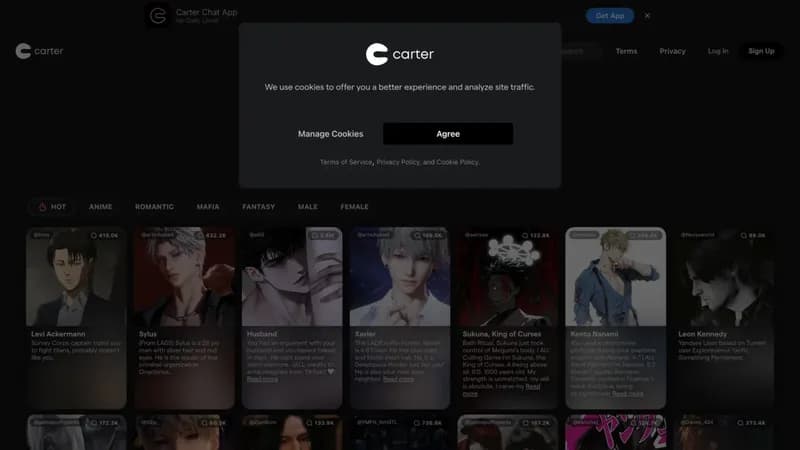 Carter Chat screenshot
