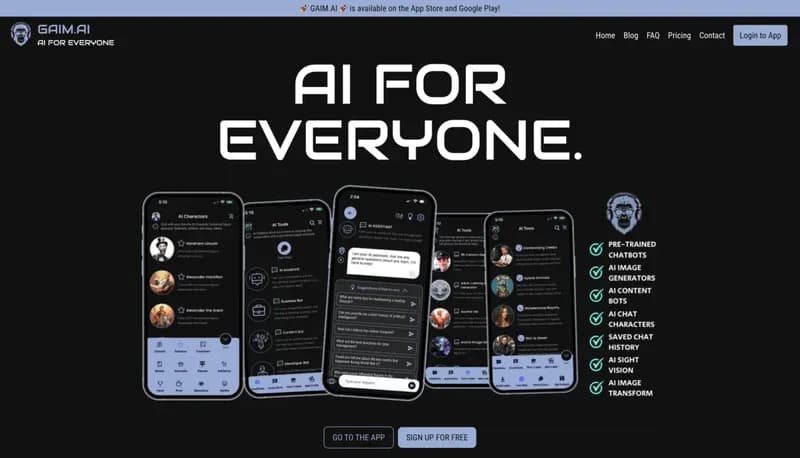 GAIM.AI screenshot
