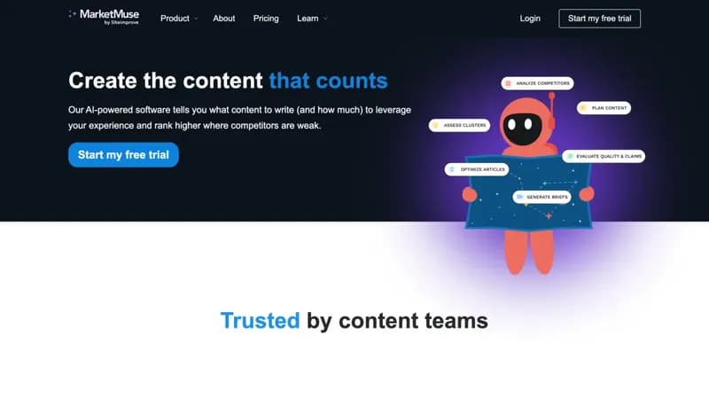 MarketMuse screenshot