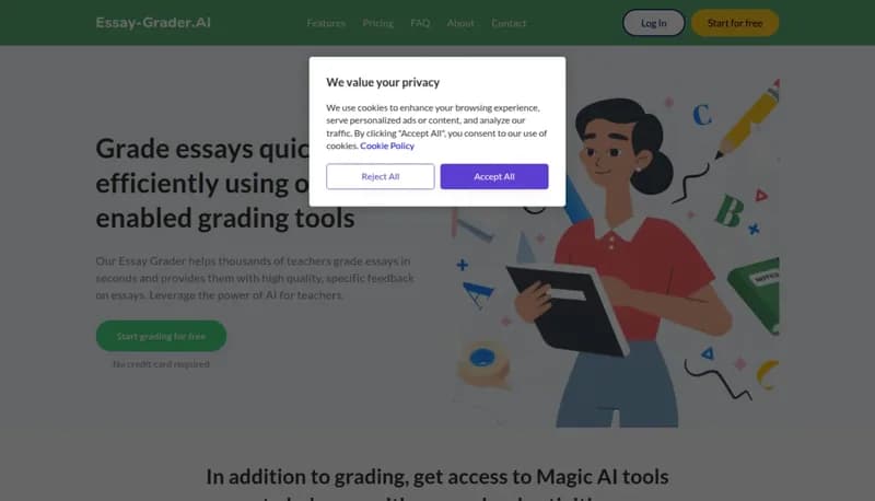 Essay-Grader.AI screenshot