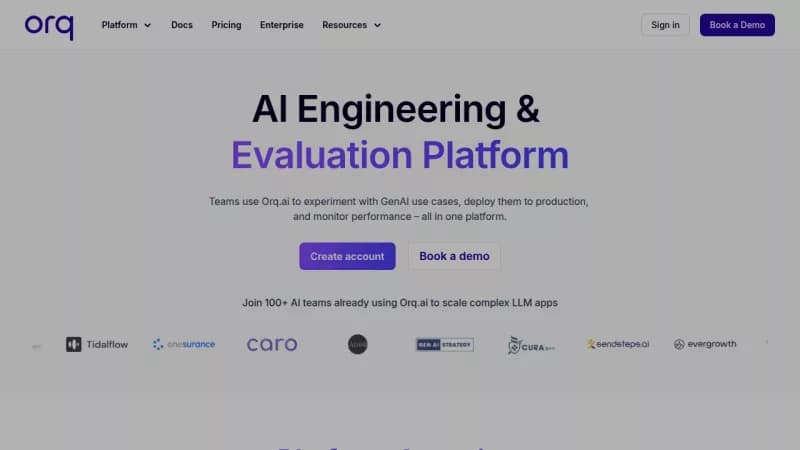Orq.ai screenshot