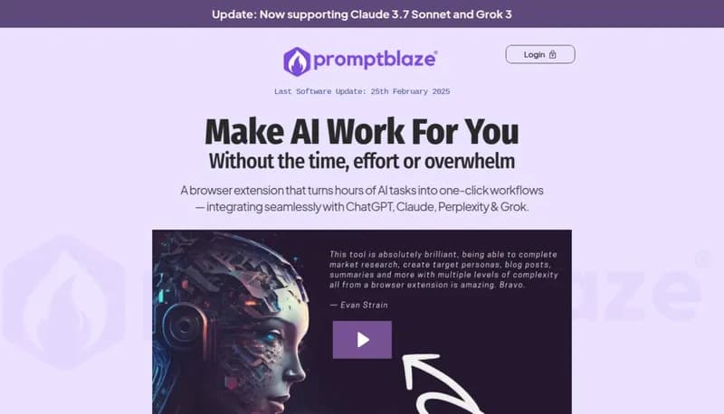 PromptBlaze screenshot