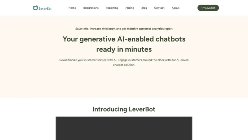 LeverBot screenshot