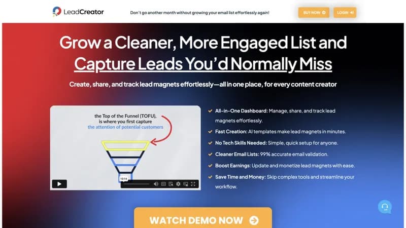 LeadCreator screenshot