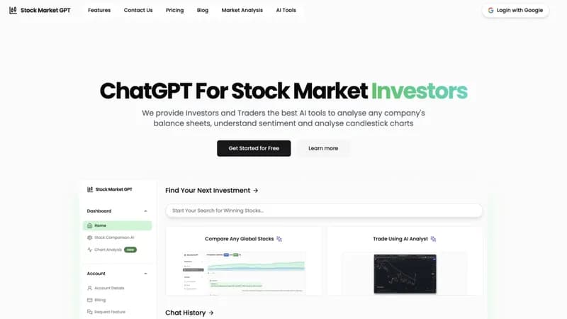 Stock Market GPT screenshot