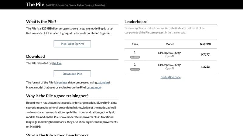 the pile website