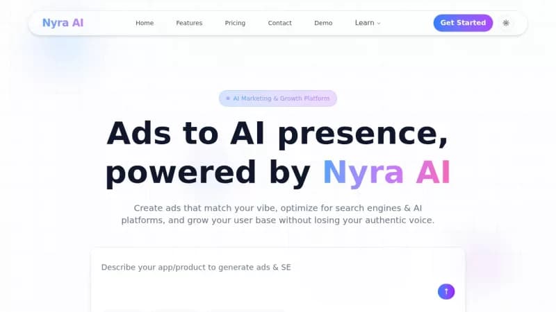 Nyra AI screenshot