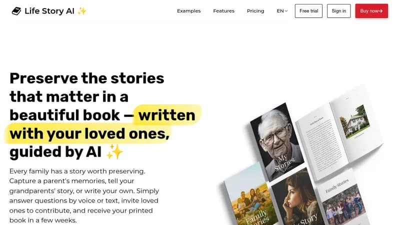 life story ai website