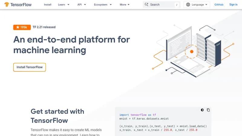 tensorflow website