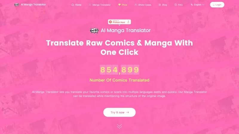 AI Manga Translator screenshot