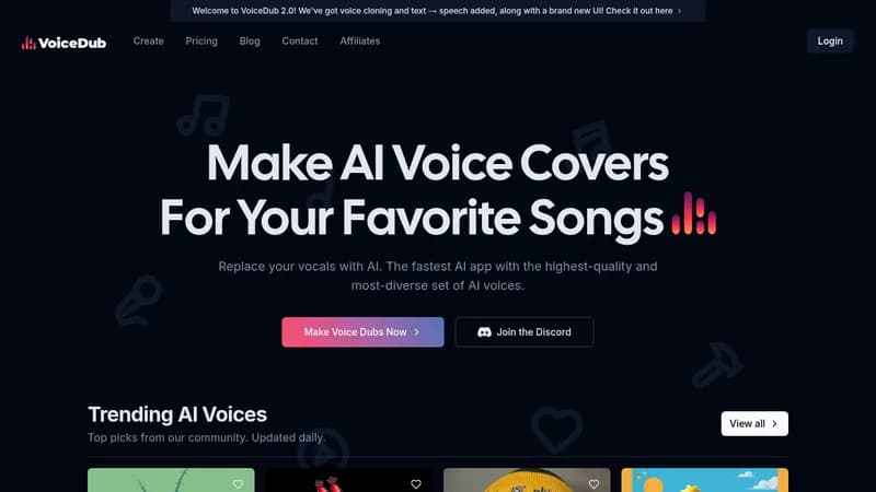 voicedub website