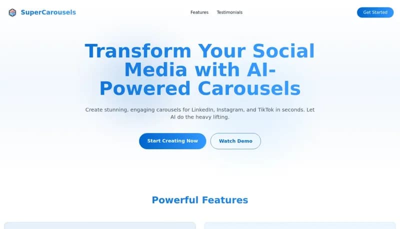 SuperCarousels screenshot