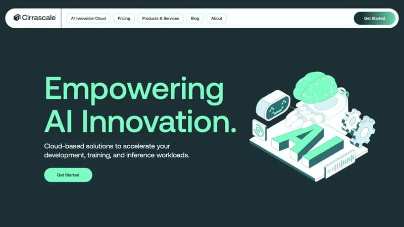 Cirrascale Cloud Services screenshot