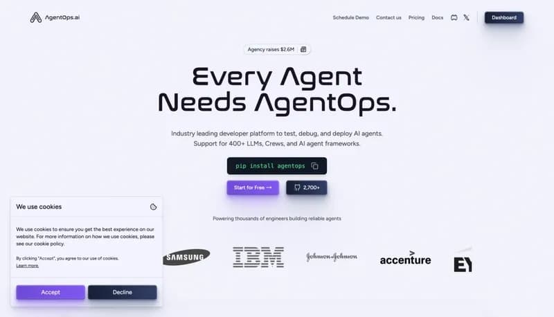 AgentOps screenshot