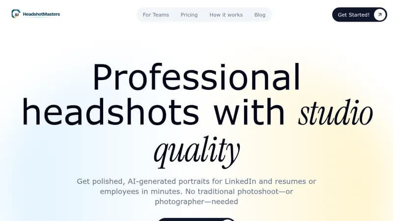 aiheadshotmasters website