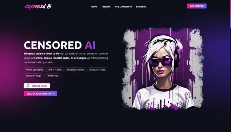 Censored AI screenshot