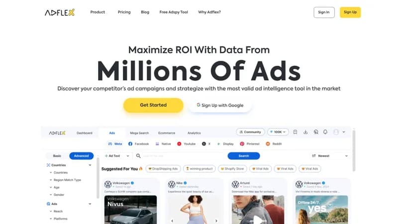 AdFlex screenshot