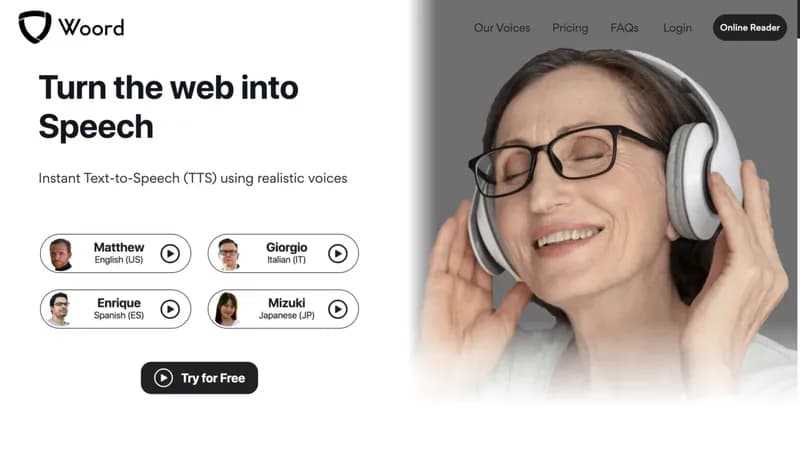 Woord screenshot