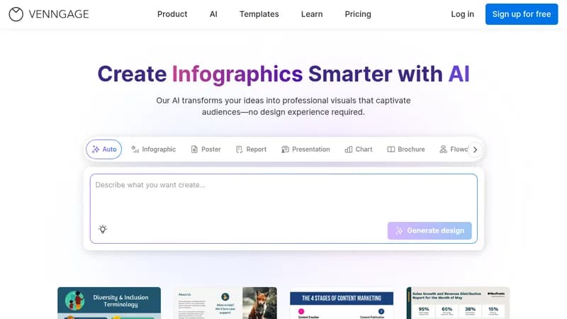 venngage website