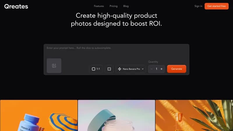 qreates website