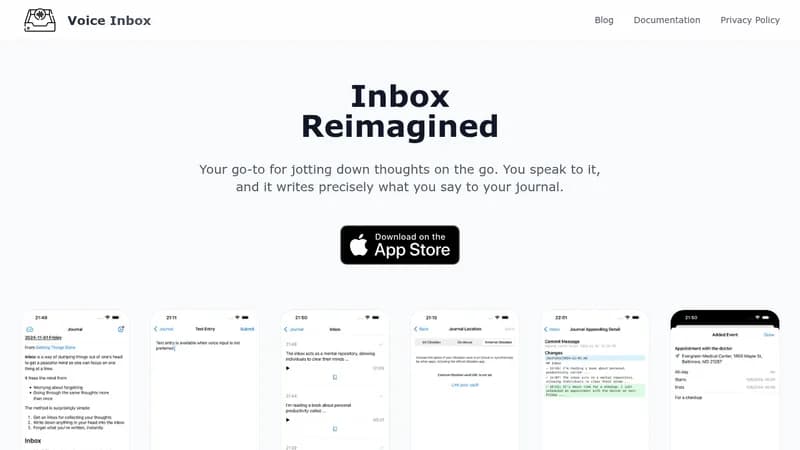 voice inbox website