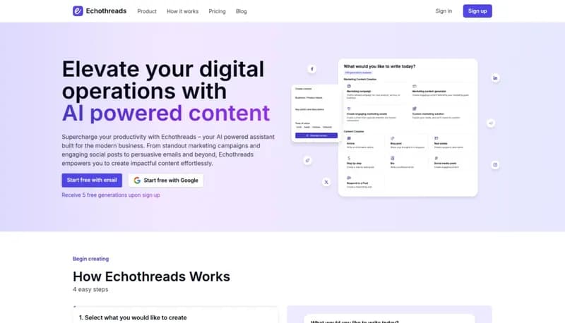 Echothreads screenshot