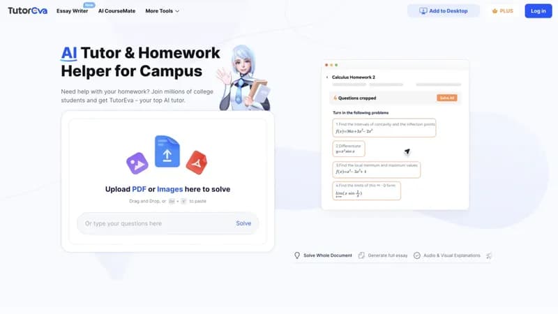 TutorEva screenshot