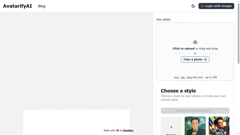avatarifyai website