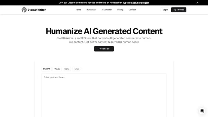 StealthWriter screenshot