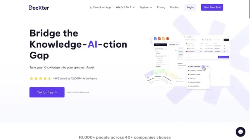 DocXter screenshot