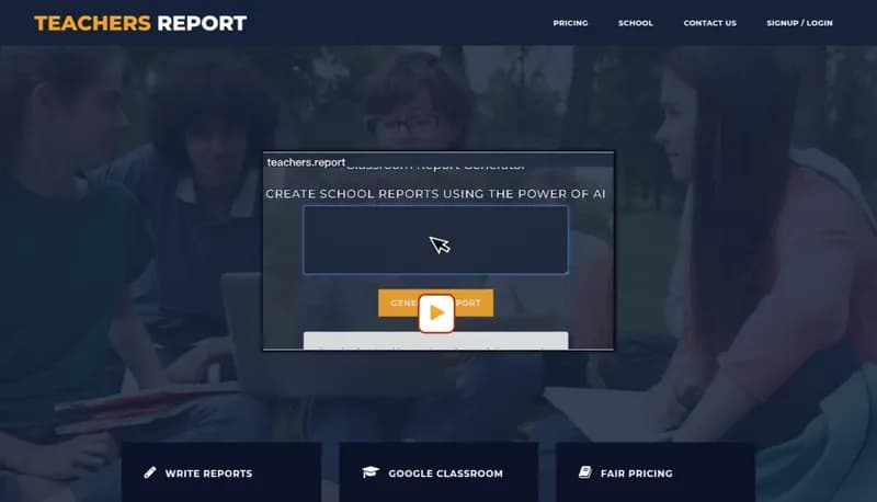 Teachers Report Writer screenshot