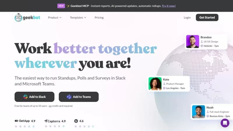 Geekbot screenshot