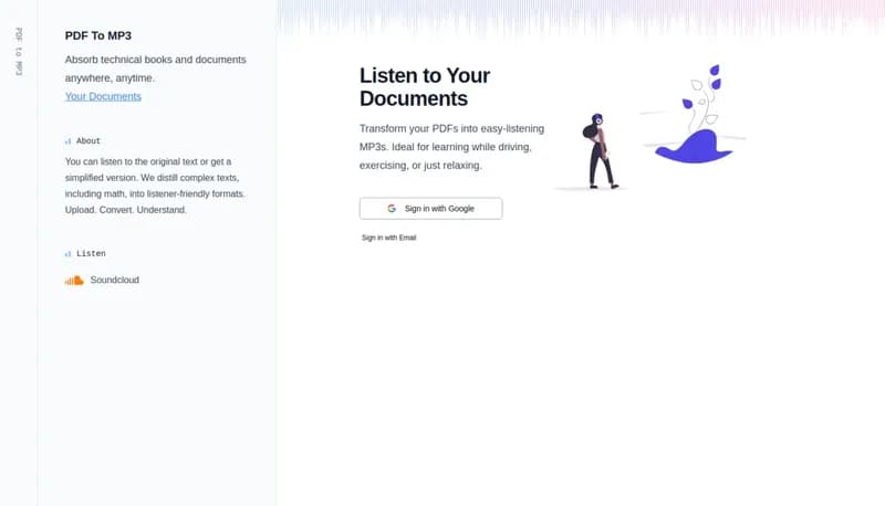 PDFToMP3 screenshot