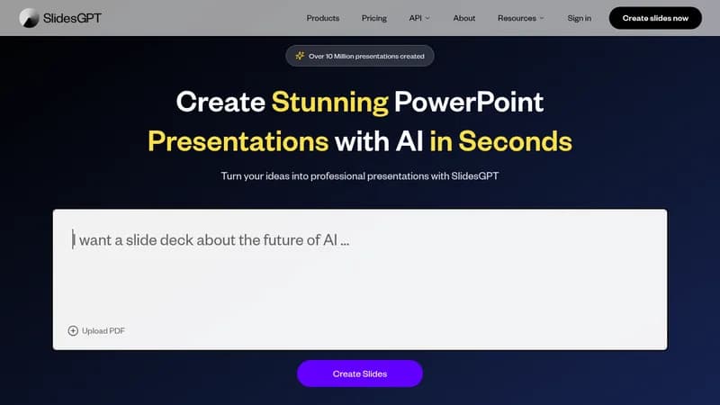 slidesgpt website