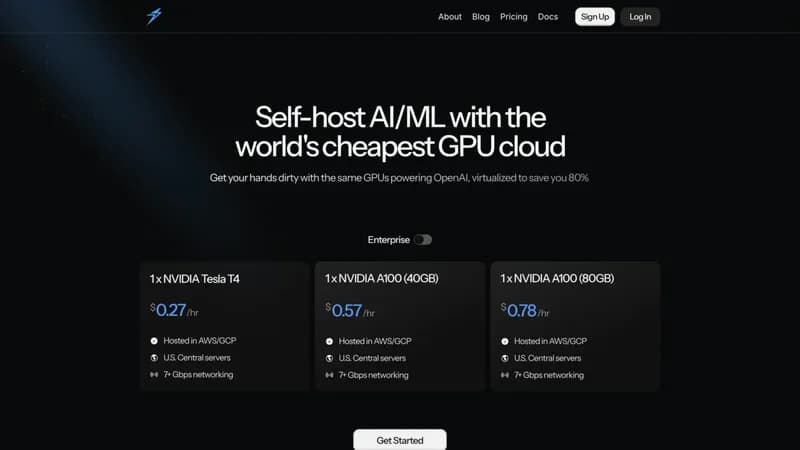 Thunder Compute screenshot