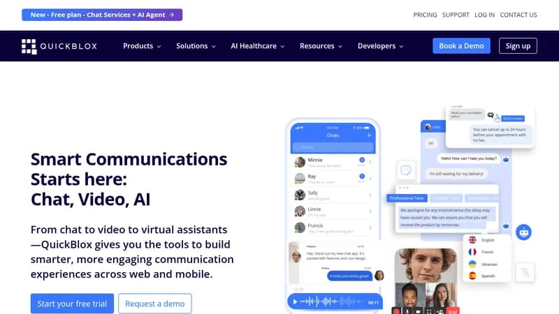 quickblox website