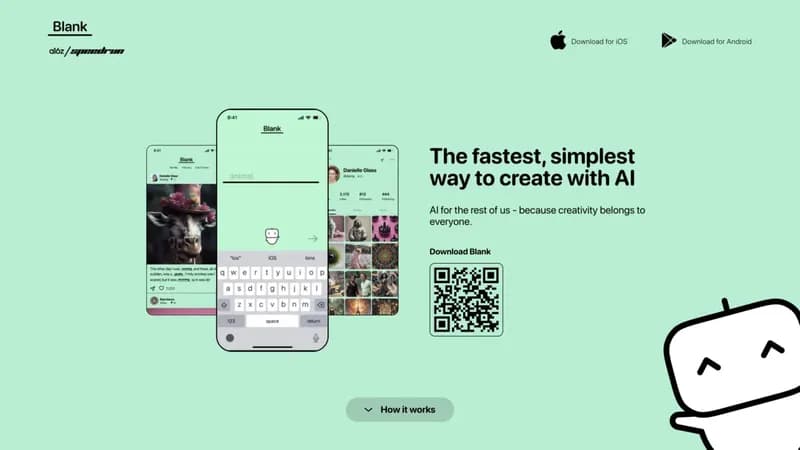 Blank App screenshot