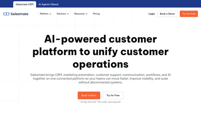 salesmate website