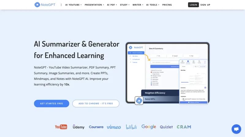 NoteGPT screenshot