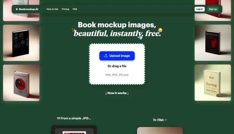 BookMockup.ai screenshot