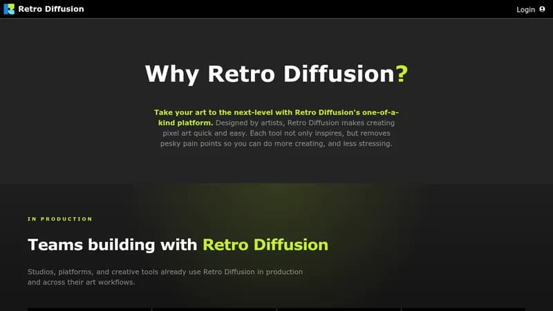 retro diffusion website
