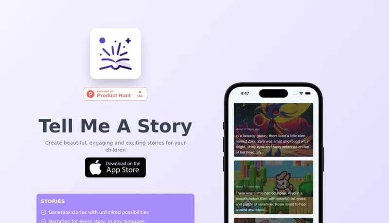 Tell me a Story screenshot