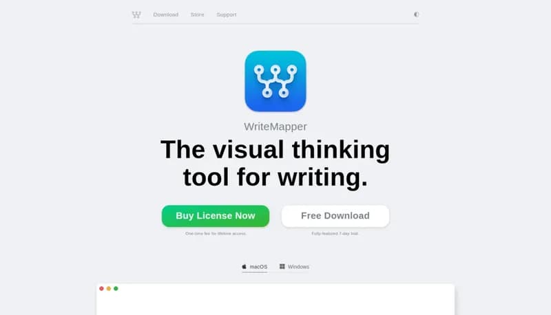 WriteMapper screenshot