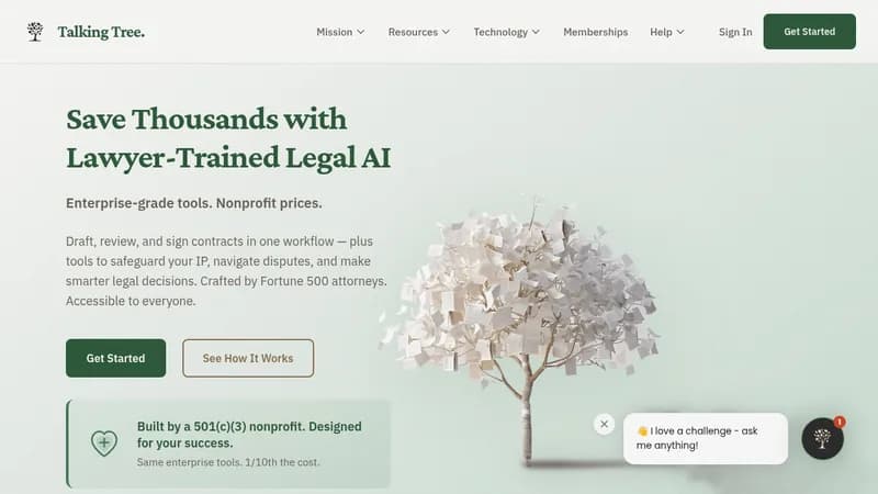 talking tree website