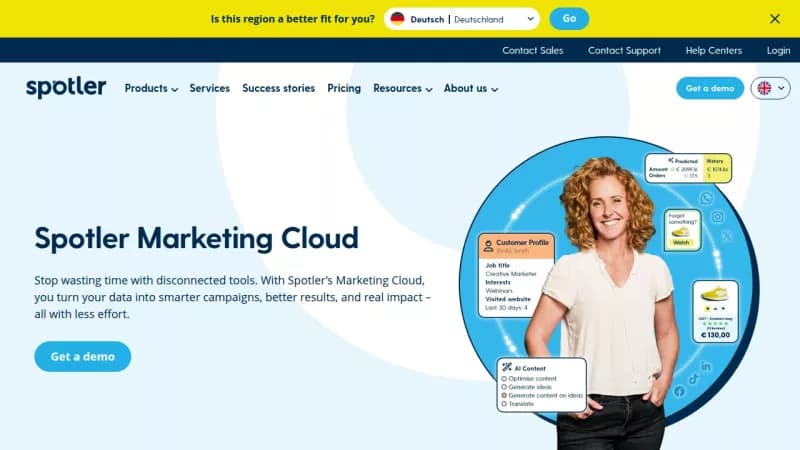 Spotler Marketing Cloud screenshot