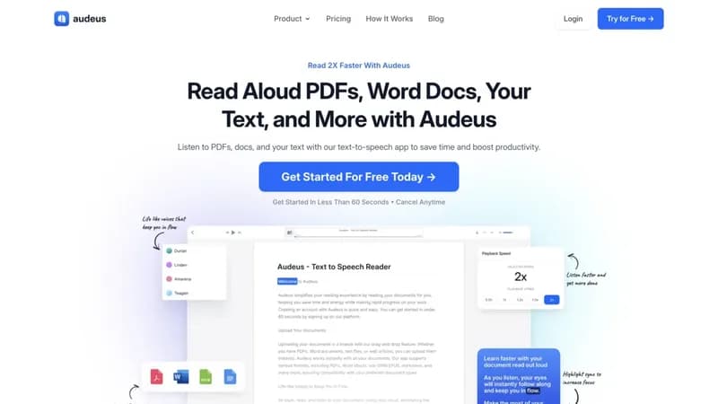 Audeus screenshot